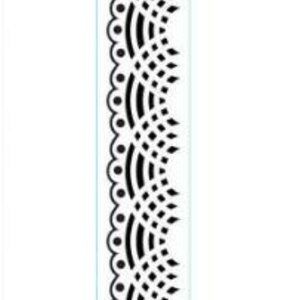 Darice 12 inches embossing border - LACE